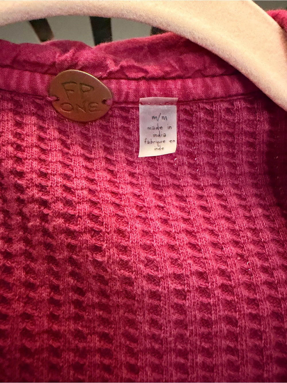 Free people scout jacket/shirt Deep Raspberry - Picture 3 of 4
